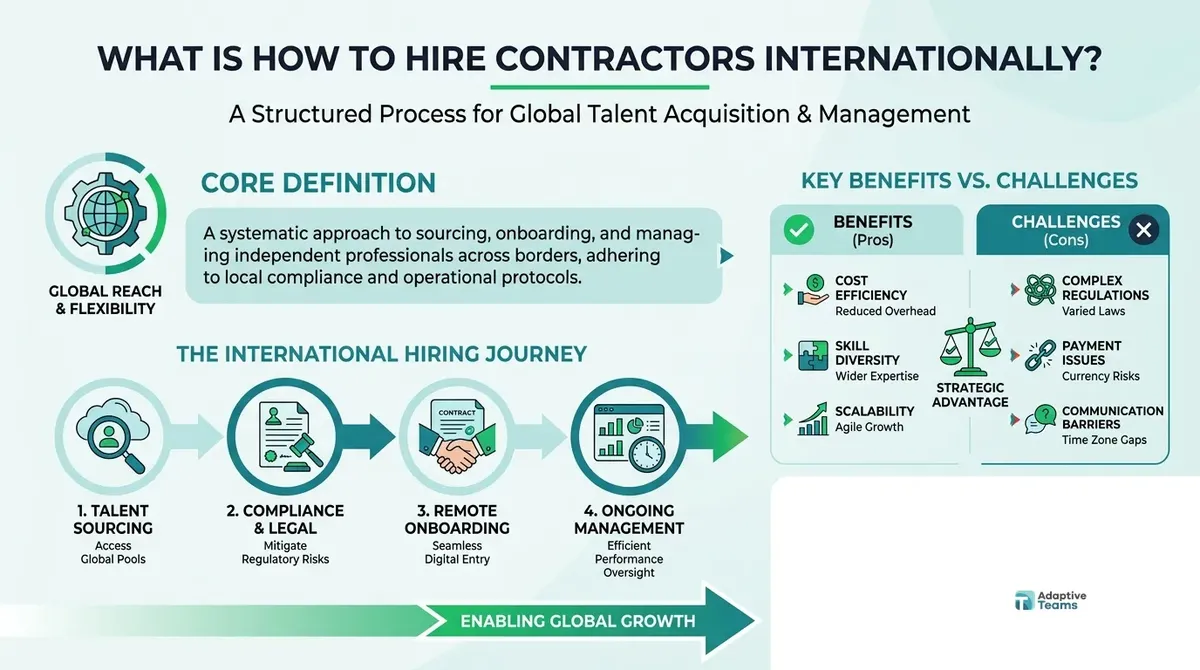 Infographic: What Is How to Hire Contractors Internationally