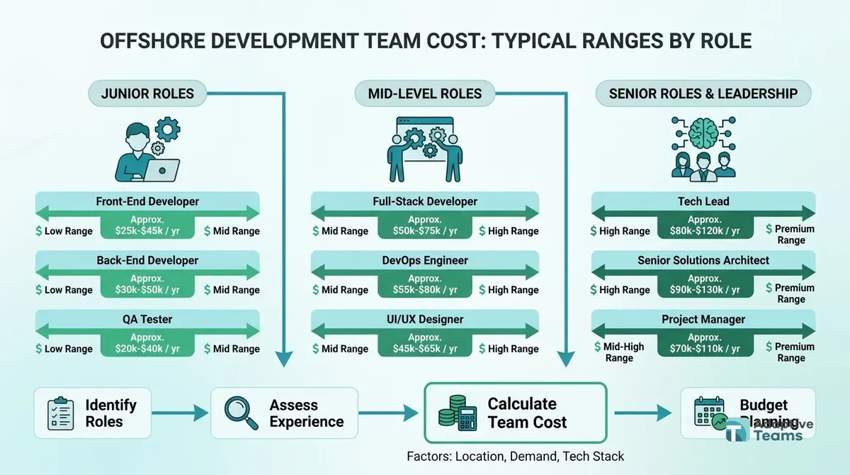 Infographic: Typical cost ranges by role
