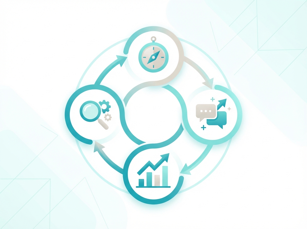 Adaptive Teams Performance Management - Performance Review Cycle Illustration