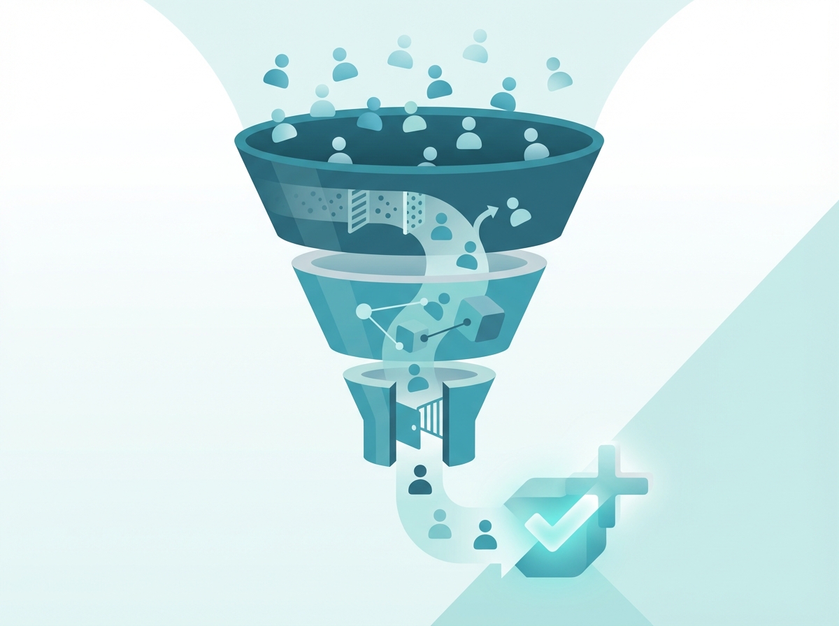 Adaptive Teams Recruitment Services - Hiring Pipeline Illustration