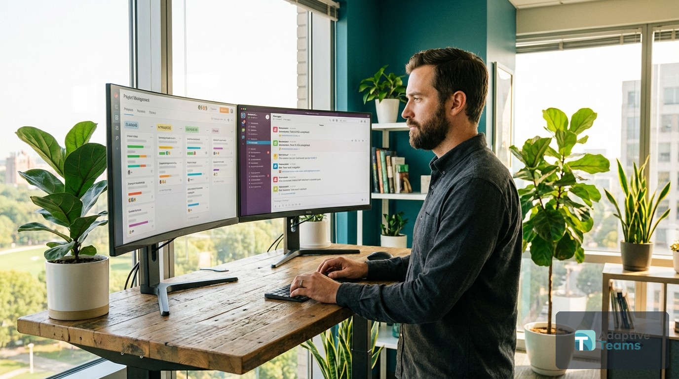 4-step AI automation workflow: Match, Discover, Build, Improve