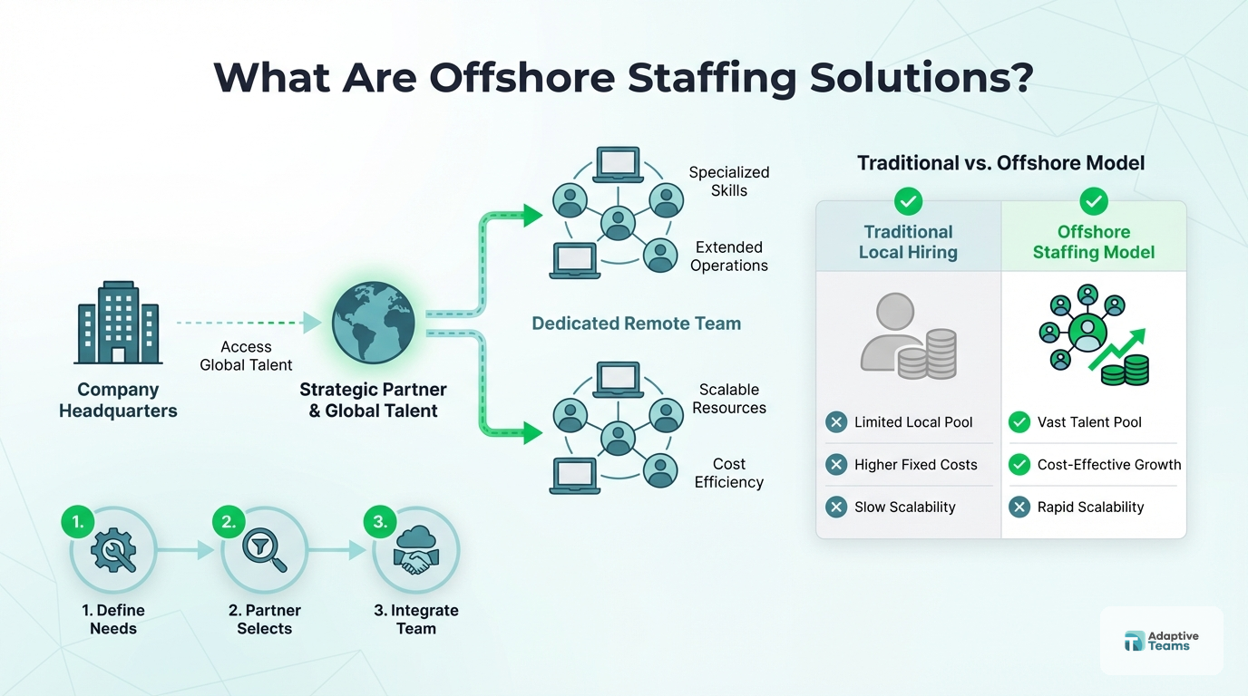 What Are Offshore Staffing Solutions?