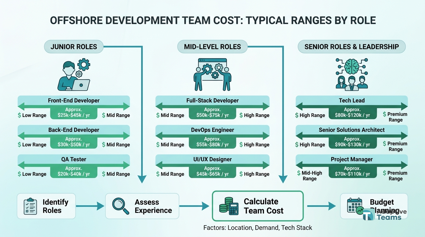 Typical cost ranges by role