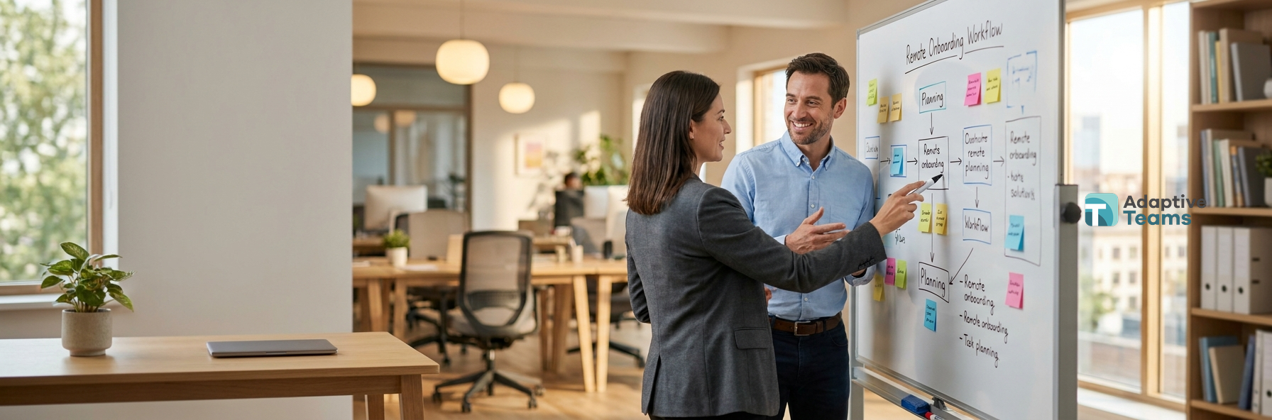 Remote Onboarding Best Practices: How to Integrate New Hires Without the Chaos - Adaptive Teams guide on remote onboarding best practices